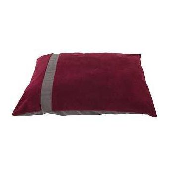 Aspenpet 80390 Pillow Pet Bed 36 in L 45 in W Paw Print Pattern High-Loft Recycled Polyfill Fill Dark Tan