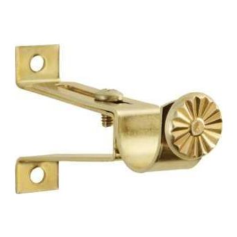 Kenney KN819 Decorative Cafe Rod Bracket Brass