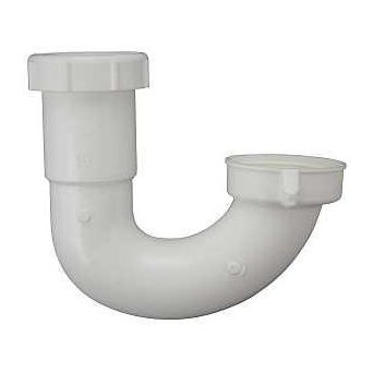Plumb Pak PP66-2W J-Bend 1-1/2 x 1-1/2 1-1/2 x 1-1/4 in Slip Plastic White