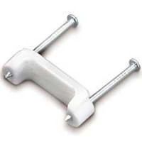 Gardner Bender PS-75 Cable Staple 3/4 in W Crown 1-1/4 in L Leg Plastic/Polyethylene 50/PK