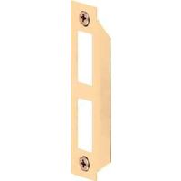 Defender Security E 2435 Strike Plate 3-21/32 in L 15/16 in W Steel Brass
